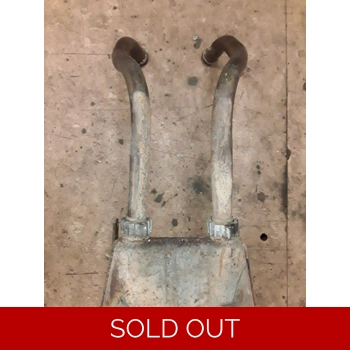 1983-85 Honda VF750F Interceptor Front Exhaust Head Pipes and Manifold